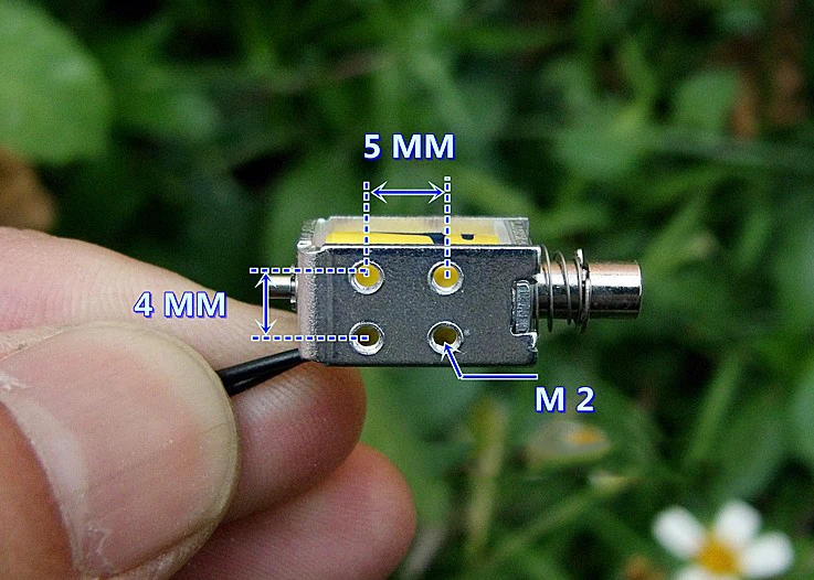 DC 12 В 9 мм тактный мини Электромагнит постоянного тока толкатель через тип Электрический магнит DS-0520S для домашнего использования