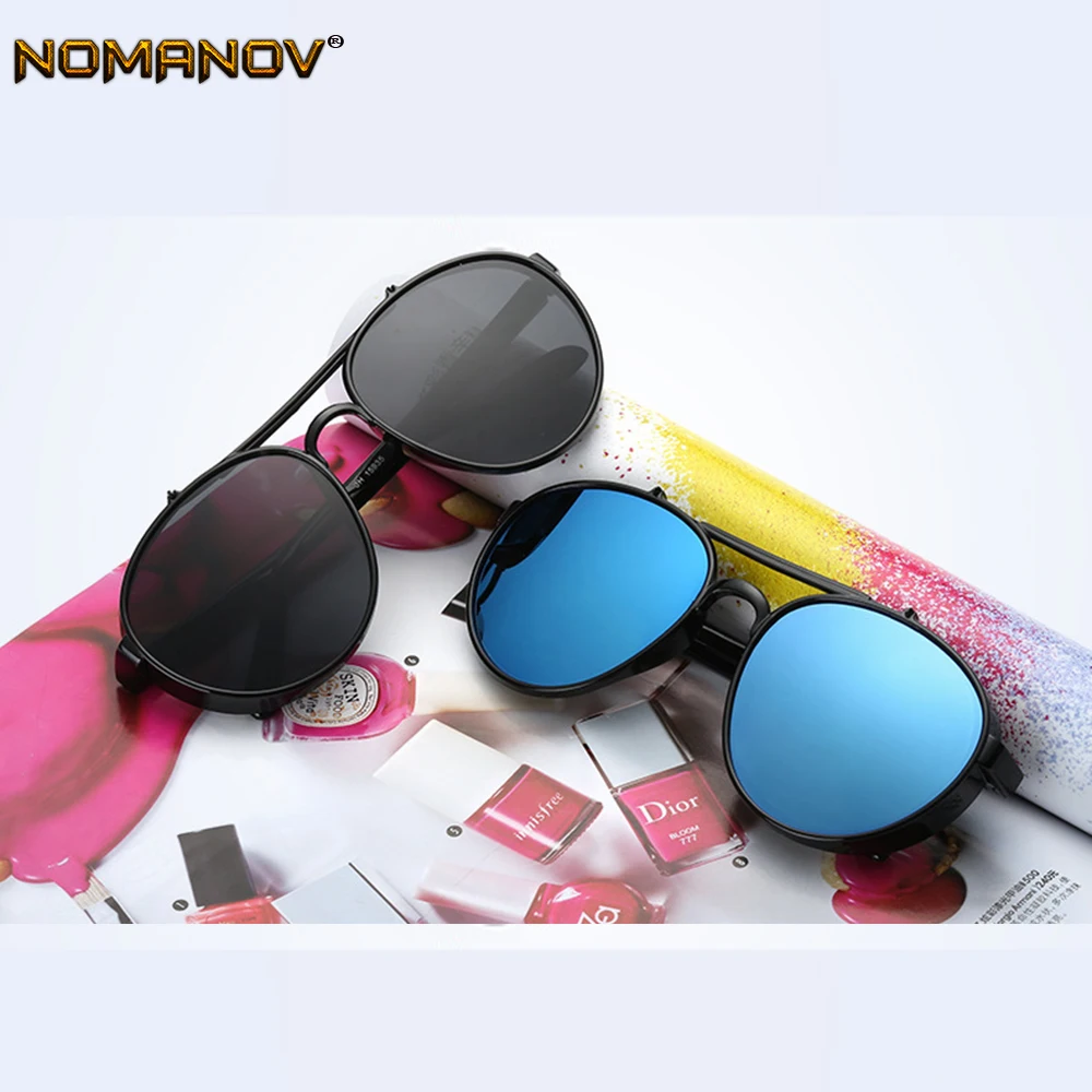 High-end Retro Lady Cats Eye Sun Glasses Polarized Mirror Sunglasses Myopia Minus Lens