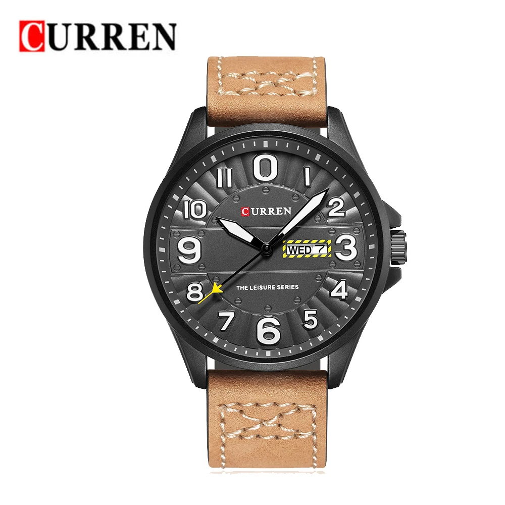 

CURREN 2018 Fashion Luxury Luminous Quartz Men Watch Water-Proof Calendar Cool Man Casual Wristwatch Masculino Relogio