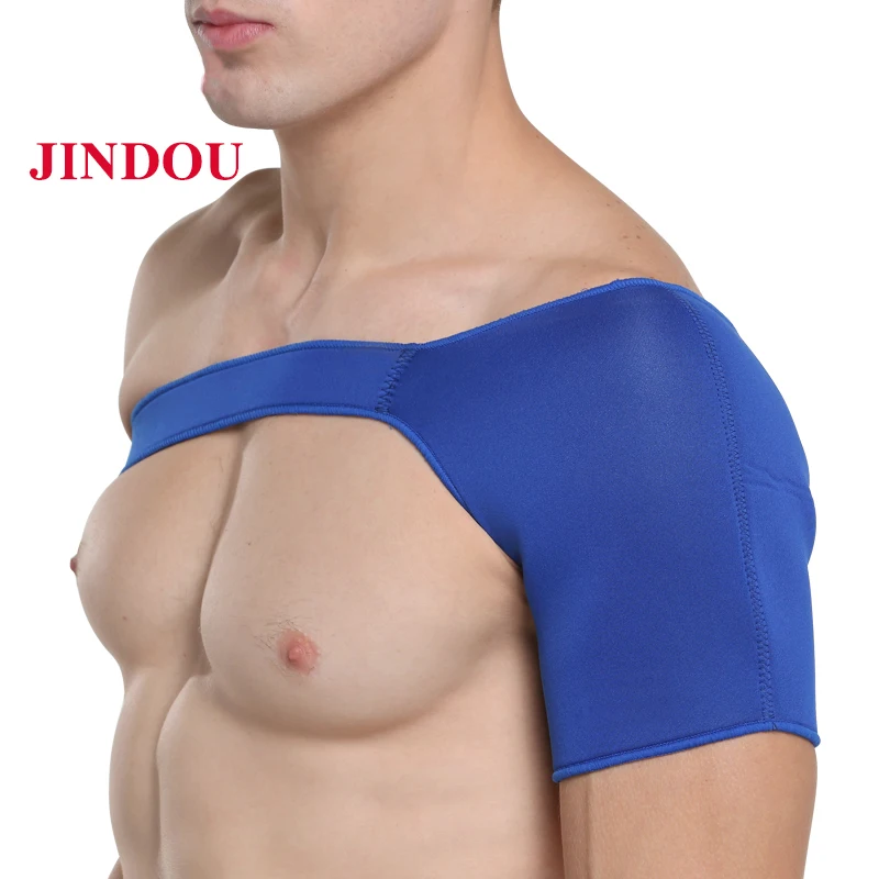 1 шт. синий дышащий неопреновый плечевой протектор для облегчения боли в суставах поддержка плеч для тяжелой атлетики фитнес для мужчин и женщин