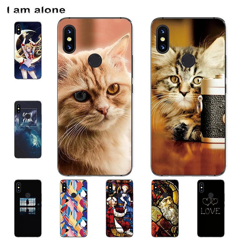 

I am alone Phone Cases For Umidigi S3 Pro 6.3 inch Soft TPU Mobile Cartoon Printed For Umidigi S3 Pro Bags Free Shipping