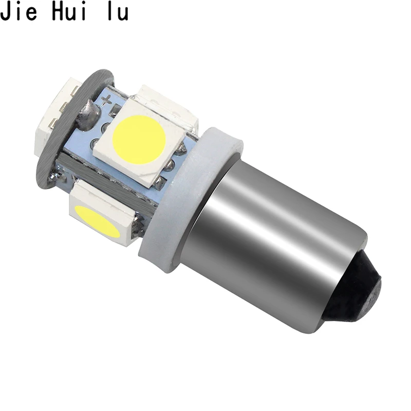 Автомобильные габаритные лампы Ba9s T4w 5050 SMD 5 светодиодный башенный 96 люмен автоматический клиновой маркер светильник светодиодный лампочка 12 В постоянного тока Белый Синий Желтый Красный 1 шт