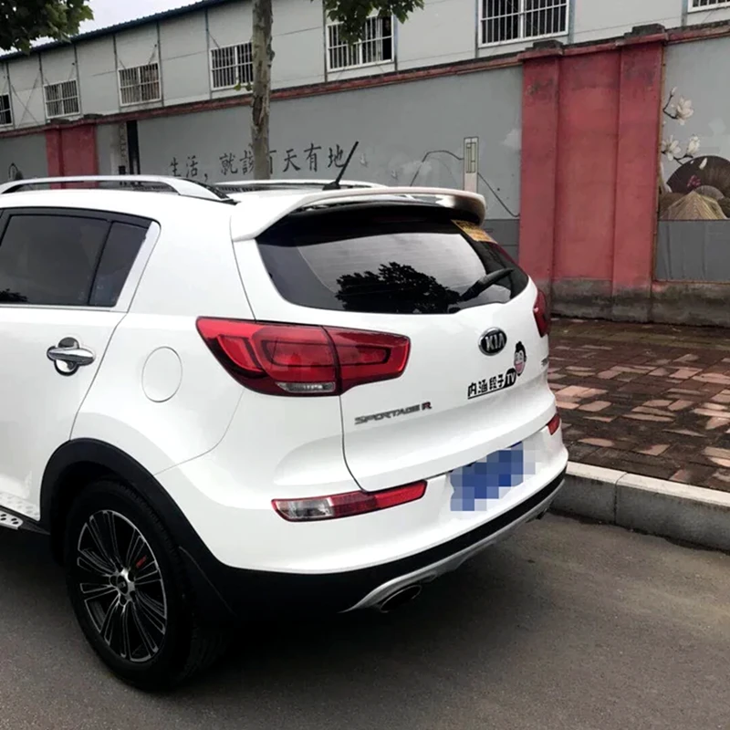 Для Kia Sportage спойлер 2011- высокое качество абс материал автомобильное заднее крыло праймер цвет задний спойлер для Kia Sportage R