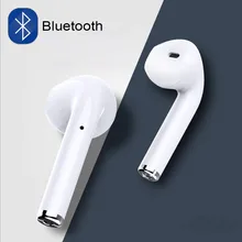 I7 i7s TWS наушники-вкладыши беспроводные Bluetooth наушники гарнитура наушники с микрофоном для iPhone xiaomi huawei телефоны с usb кабелями