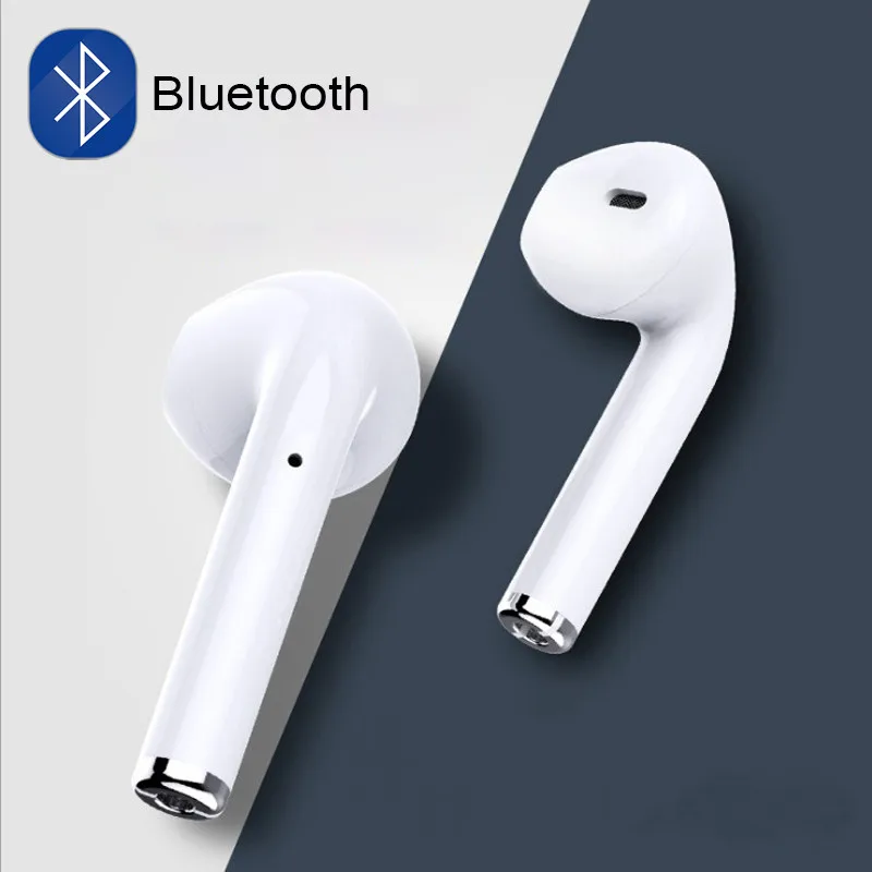 

I7 i7s tws in-ear wireless Bluetooth Earphone Earbuds Headset earphones With Mic For iPhone xiaomi huawei phones with usb cables