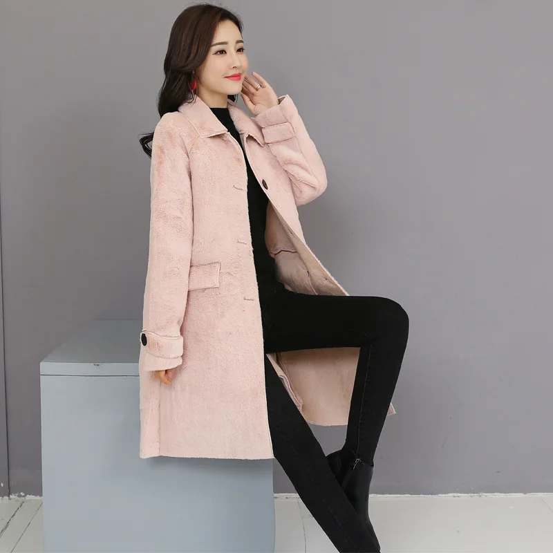 Coton down De Turn Tranchée Rose Manteau Ds074 Pink Office white Mousseline Soie Col vent Lady Poches Régulier Complet Femmes Coupe O85qr8