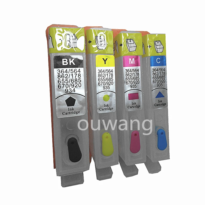 Пустой многоразовый картридж для HP 934 935 Officejet Pro 6230/6812 и т. Д./6830/6835 с постоянным