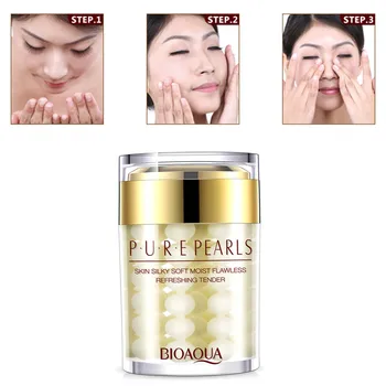 

BIOAQUA Pearls Facial Cream Skin Care Smooth Whitening Moisturizing Anti Wrinkle Aging Nourishing Face Care TSLM2
