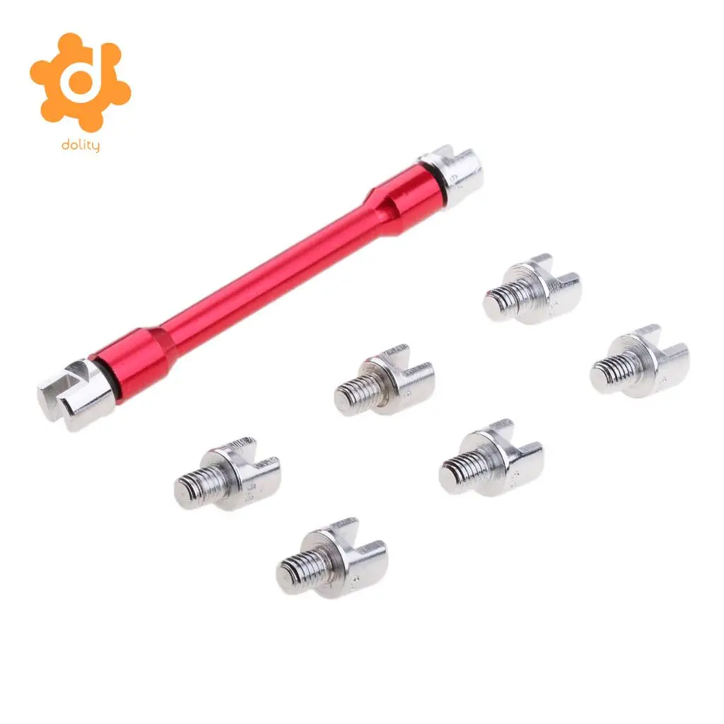 Motorcycle Wheel Spoke Wrench Set Handle Repair Tool 5.4mm-6.8mm