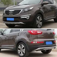 Для KIA Sportage 2011- ABS передний+ задний бампер Защитная крышка 2 шт Автомобильный Стайлинг