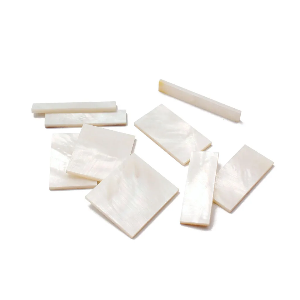 Guitar Inlay Material White  Block 1.5mm/0.05'' Thickness For Vintage Guitar Banjo Mandolin Accessories
