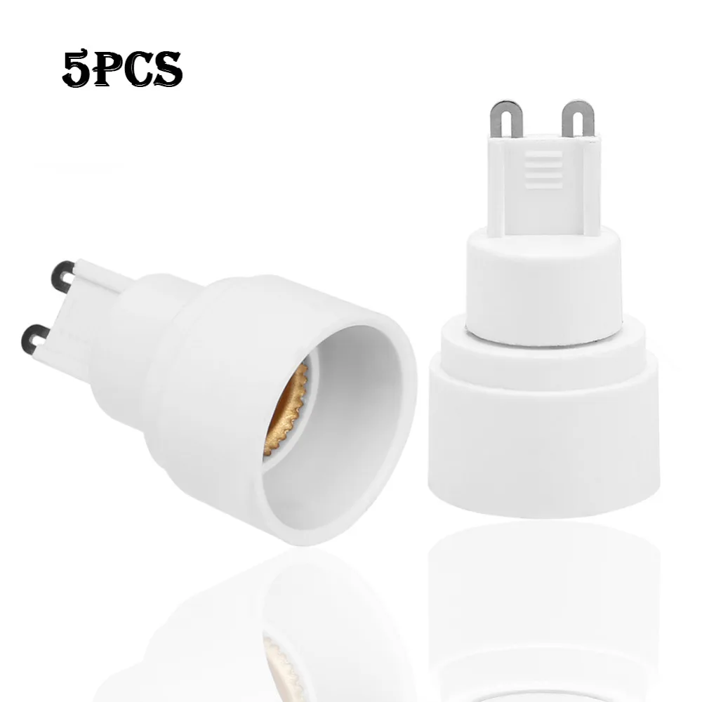 

5pcs/pack G9 to E14 Adapter Lamp Base Lamp Holder Bulb Socket Converter 60W Lamp Base For Light Bulb LED Bulb Lamp Holder