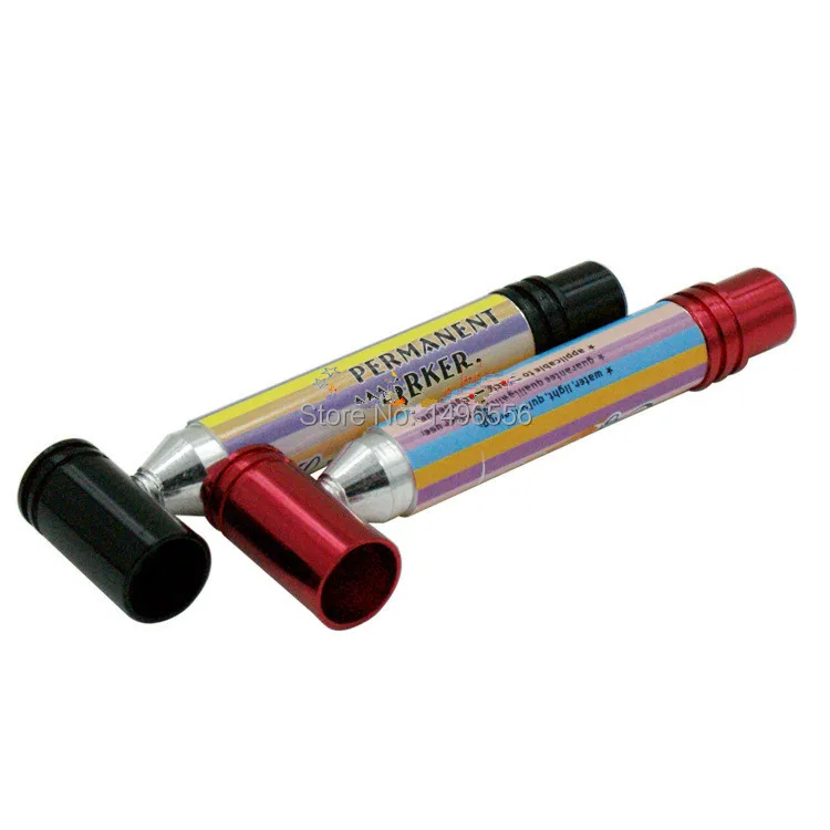 Marking Pen Tobacco Pipe aluminum cigarette holder fashional cute smoking pipe New Design hot style. 1 PC | Дом и сад