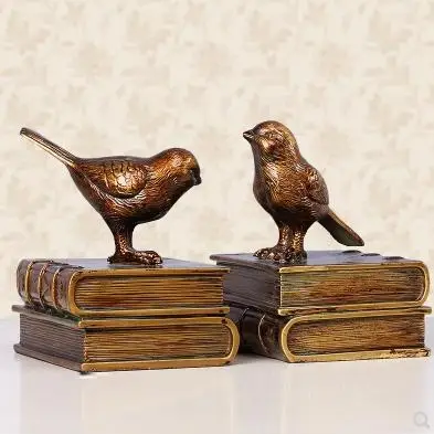 الأمريكية رف ، الإبداعية دراسة خزانة مكتب الديكور الطيور ، الرجعية ديكور المنزل الأمريكية رف ، الإبداعية دراسة خزانة مكتب الديكور الطيور ، الرجعية ديكور المنزل