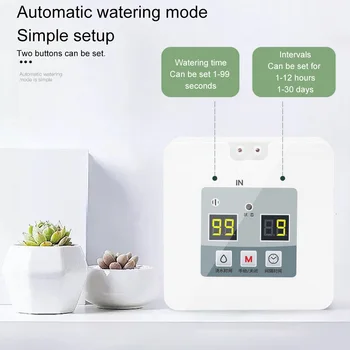 

DIY Micro Automatic Drip Irrigation System 5~10 Pots Self Water Indoor Sprinkler USB Charging Garden Watering System