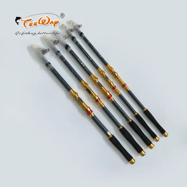 Best Offers Carbon 2.1M 2.4M 2.7M 3.0M 3.6M Portable Telescopic Fishing Rod Spinning Hand Fishing Tackle Sea Rod Fishing tackle accessory