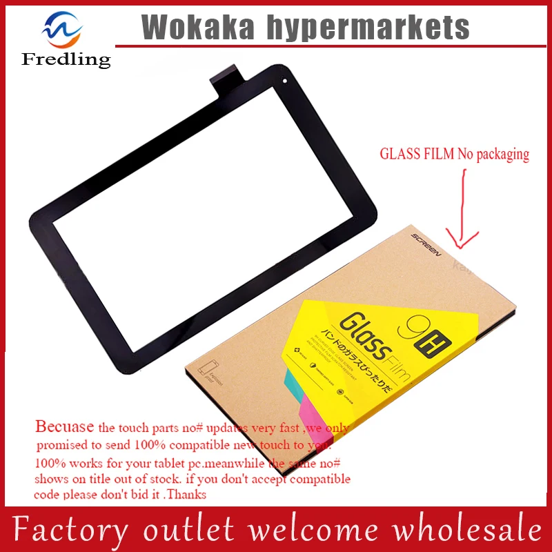 

Tempered glass protector film 9 Inch Touch Screen for TurboPad 911 912 Tablet Digitizer Plass Panel Sensor Touchscreen