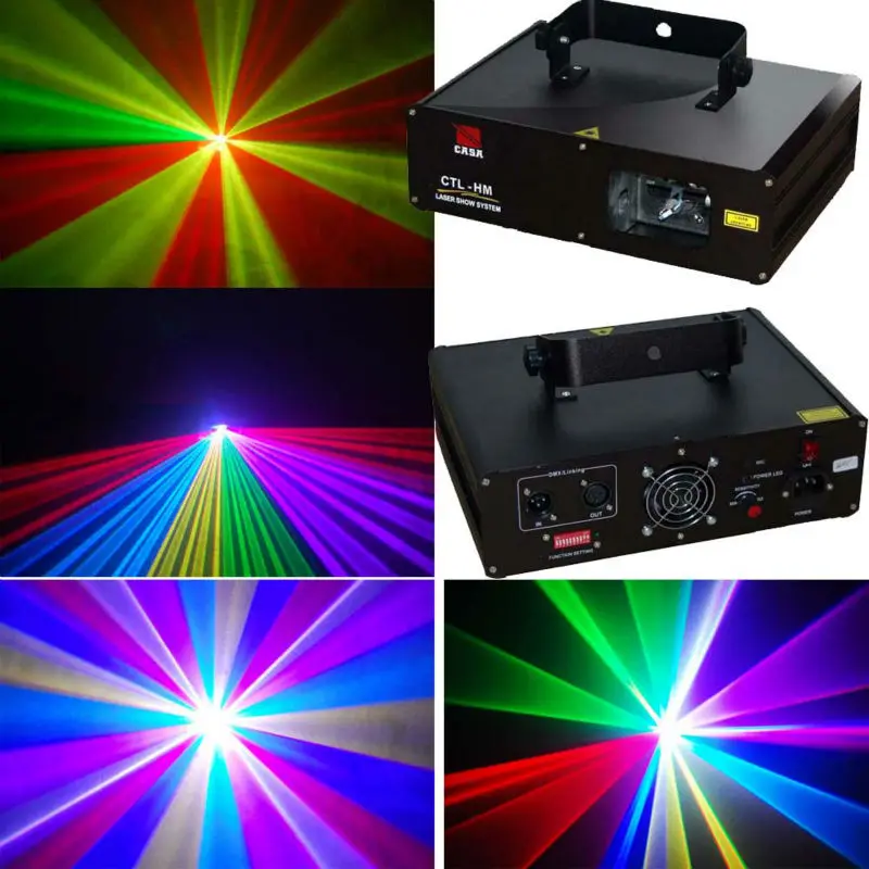 

600mW Red Green Blue Disco Stage Light Laser Lighting Dj Equipment