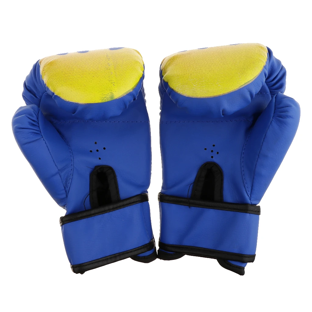 Kids Gel Boxing Kickboxing Training Gloves Gym Muay Thai Pouching Training Glove Mitts for Age 4-12 Year Boys Girls