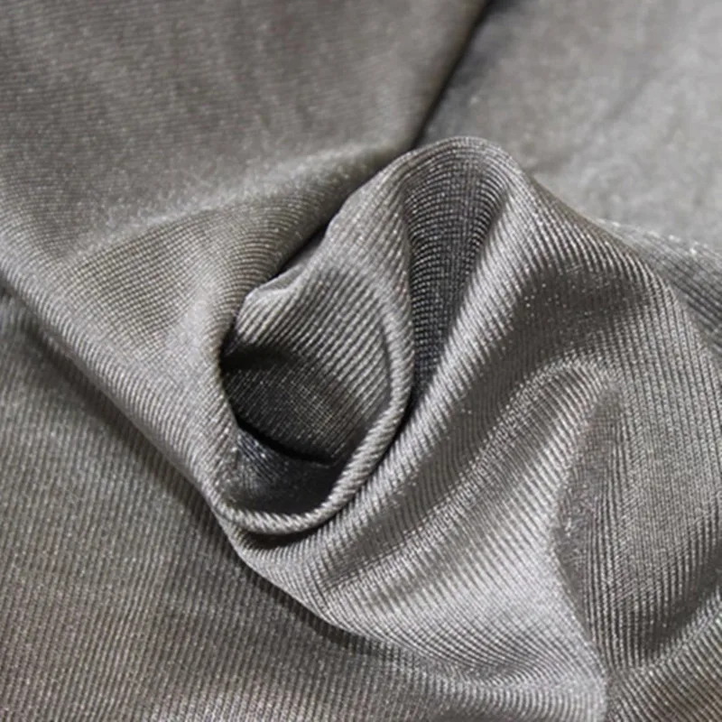 EARTHING 100% SILVER FIBER FABRIC Radiation protection Material Silver
Conductive Fabric Stretchable