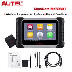 Autel MaxiCOM MK808BT OBD2 Автомобильный сканер для диагностики инструмент Диагностика Функции EPB/IMMO/DPF/SAS/TMPS лучше, чем запустить x431