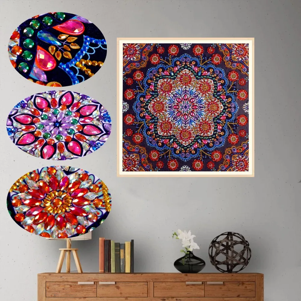 

Special Shaped Diamond Painting Embroidery Flower Picture of Rhinestones 5D DIY Paintings Crystal Cross Stitch Home Decor