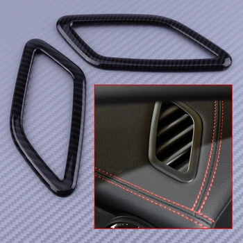 

CITALL 2pcs Car Air Vent Outlet Dashboard Cover Trim Fit for Mercedes Benz CLA GLA Class W117 X156 2014 2015 2016 2017