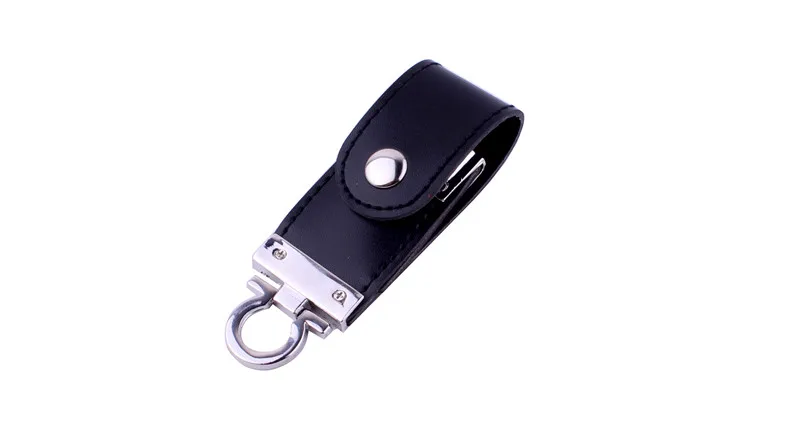 Keychain Leather USB 3.0 Flash Drive 4GB 8GB 16GB 32GB 64GB 128GB High Speed Pen Drives Brown Memory Stick Real Capacity U Disk