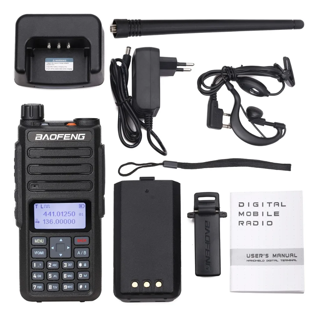 Baofeng DM-860 цифровая рация Tier 2 tier ii Dual Time slot DMR/Аналоговое двухстороннее радио портативное радио обновление dm-5r plus