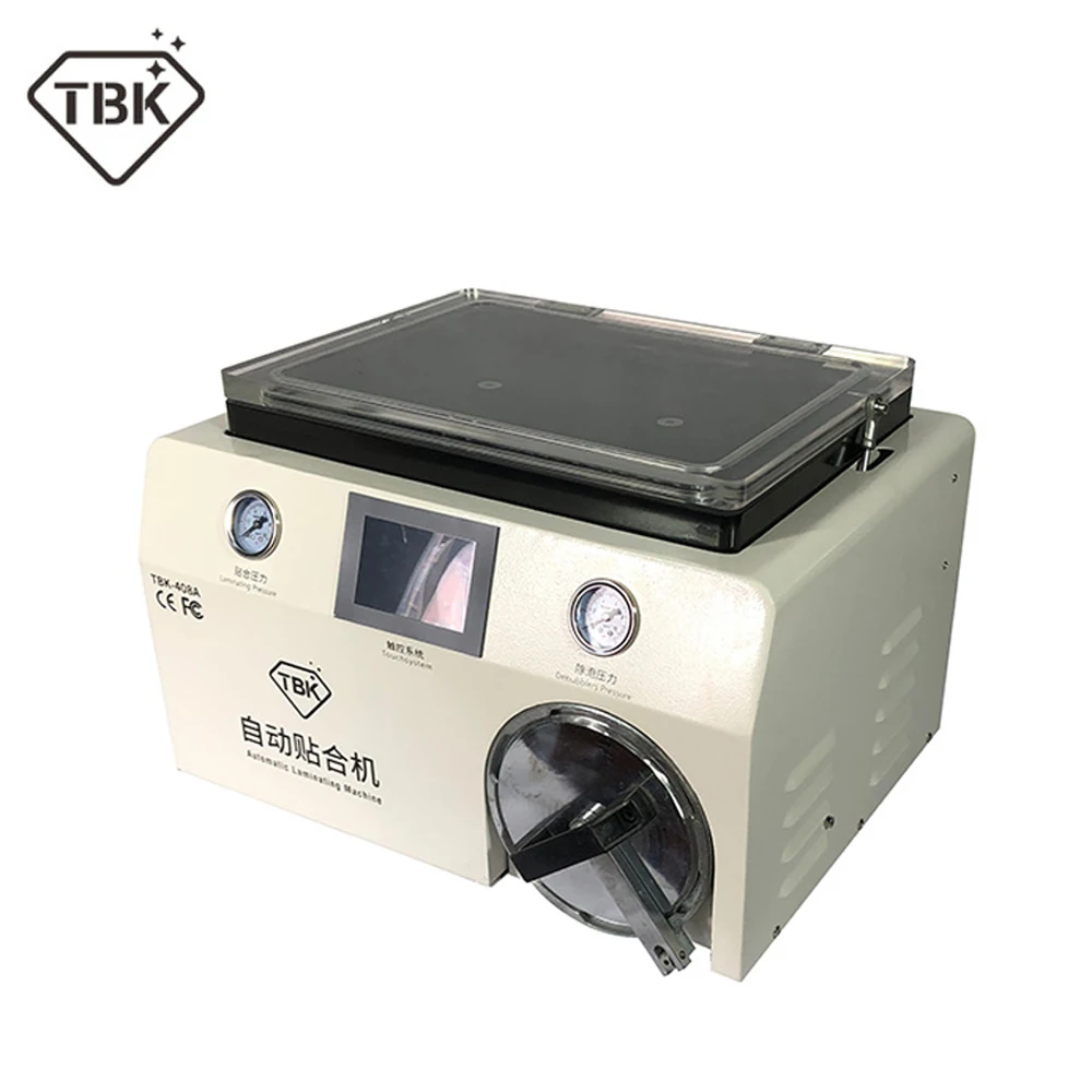 TBK TBK-408A lcd OCA автоматическая машина для ламинирования Debubbler с прозрачной крышкой автоклав для мобильного телефона