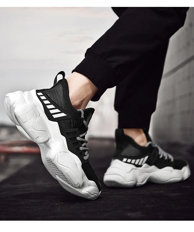ZUFENG, новинка, обувь для бега на платформе, спортивная обувь на толстой подошве для мужчин, дышащие Дизайнерские кроссовки, уличная спортивная прогулочная обувь