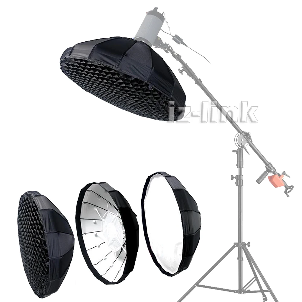 

Pro Diameter 39.3" 100cm big softbox with 16 rods grid for camera video studio