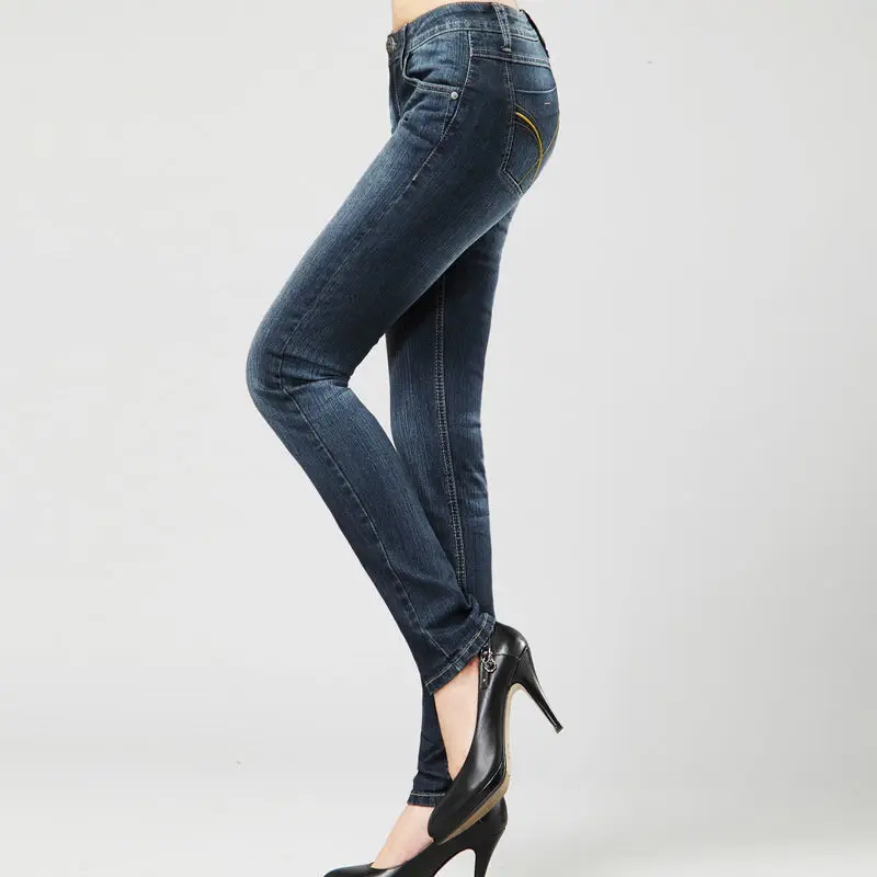 New High Quality Vintage 78% Cotton Jeans for Women Denim Pencil Jeans Woman High Elastic plus size High Waist Cowboy Pants New High Quality Vintage 78% Cotton Jeans for Women Denim Pencil Jeans Woman High Elastic plus size High Waist Cowboy Pants