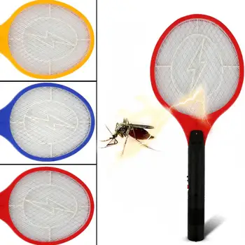 

SaiDeng Cordless Rechargeable Electric Fly Swatter Mosquito Insect Racket Bug Zapper (US Plug)-25