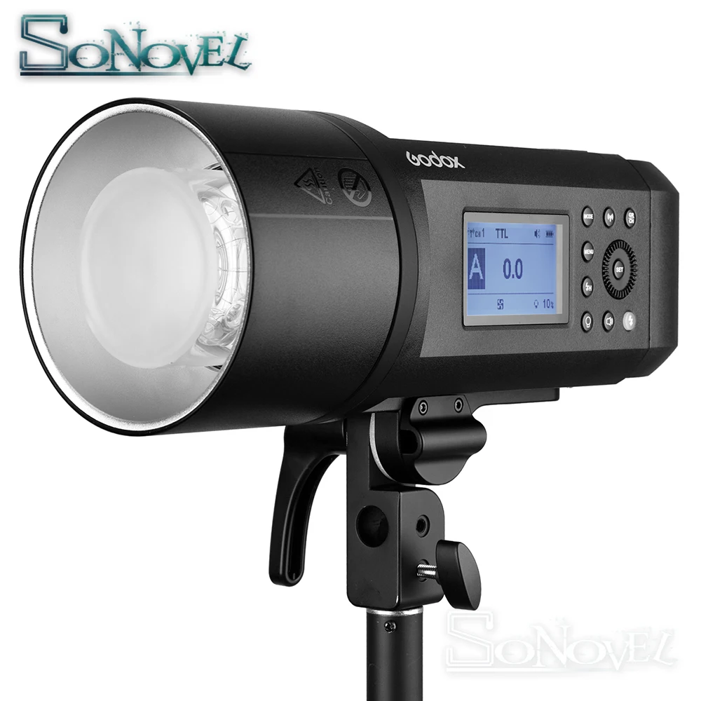 US $999.00 Godox AD600 Pro WITSTRO AllInOne Outdoor Flash AD600Pro LiOn Battery TTL HSS With BuiltIn Godox 24G Xpro Transmitter