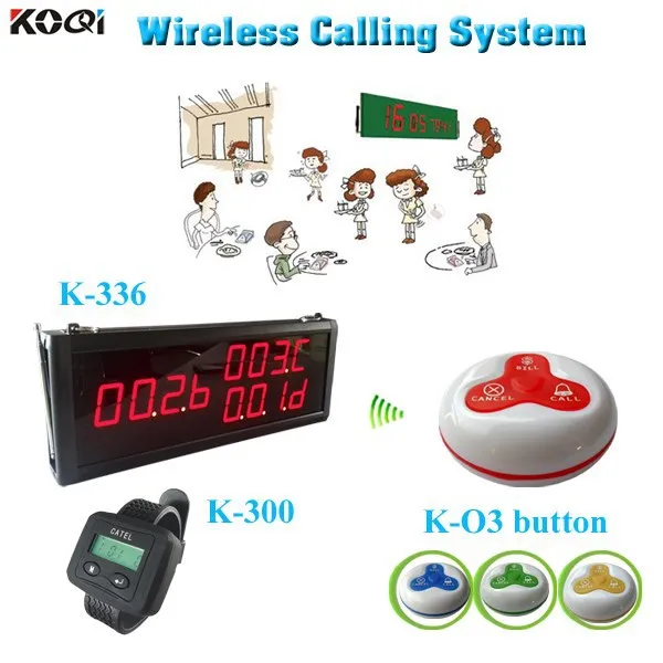 Wireless call pager system