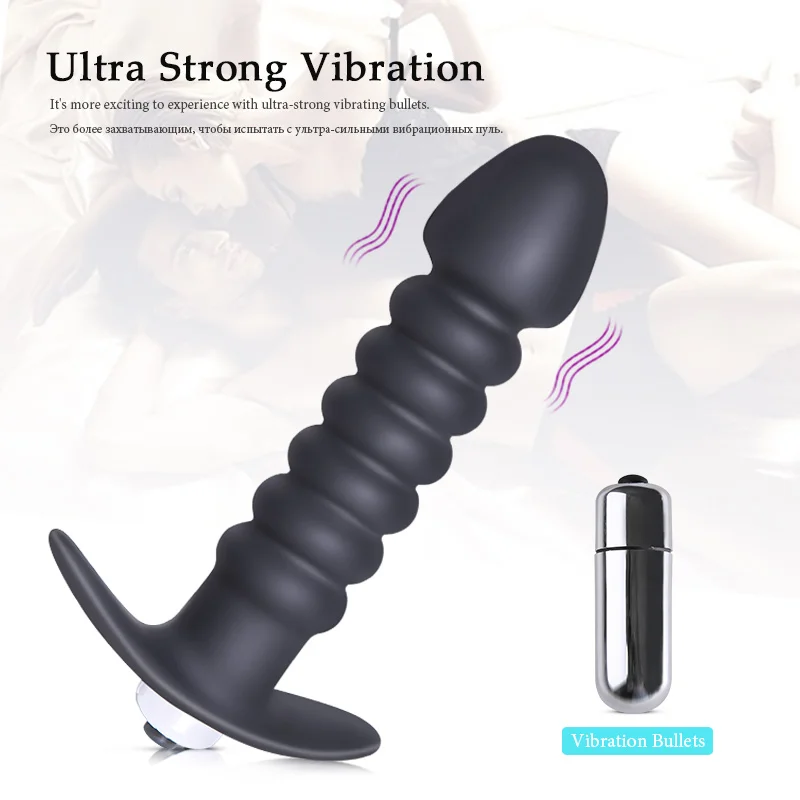 Prostate Massager Vagina Unisex Anal Vibrator Women Men Sex Toys Anal Butt Plug Bullet Vibrator G Spot Erotic Sex Toy for Couple