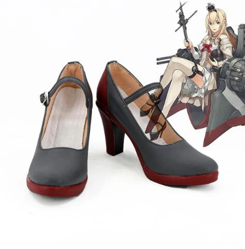 

Kantai Collection Warspite Cosplay Shoes Boots Costume Accessories Halloween Party Boots for Adult Women High Heel Shoes
