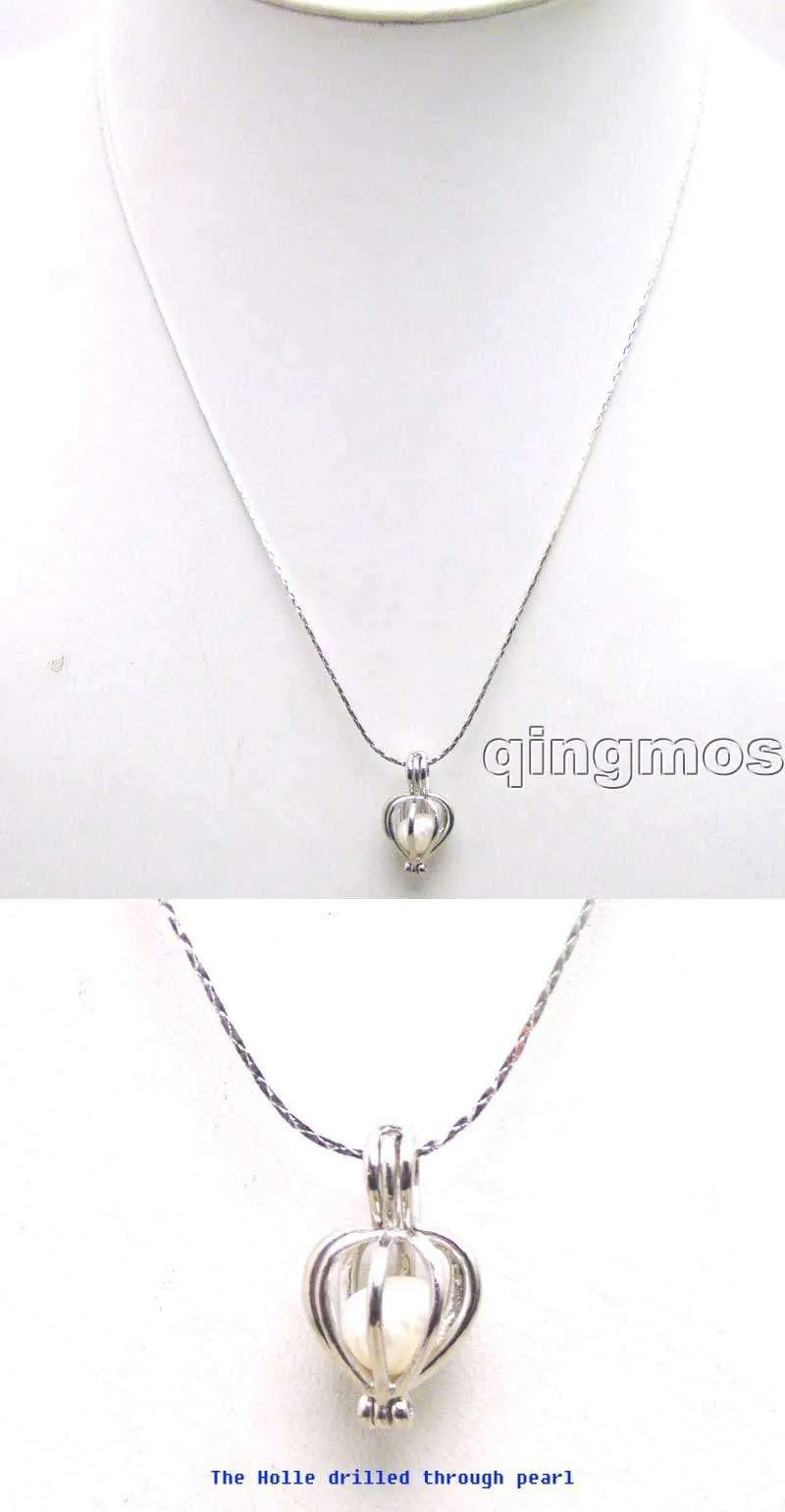 Qingmos оптовая продажа партия из 10 коробок кулон в виде сердца Жемчужный