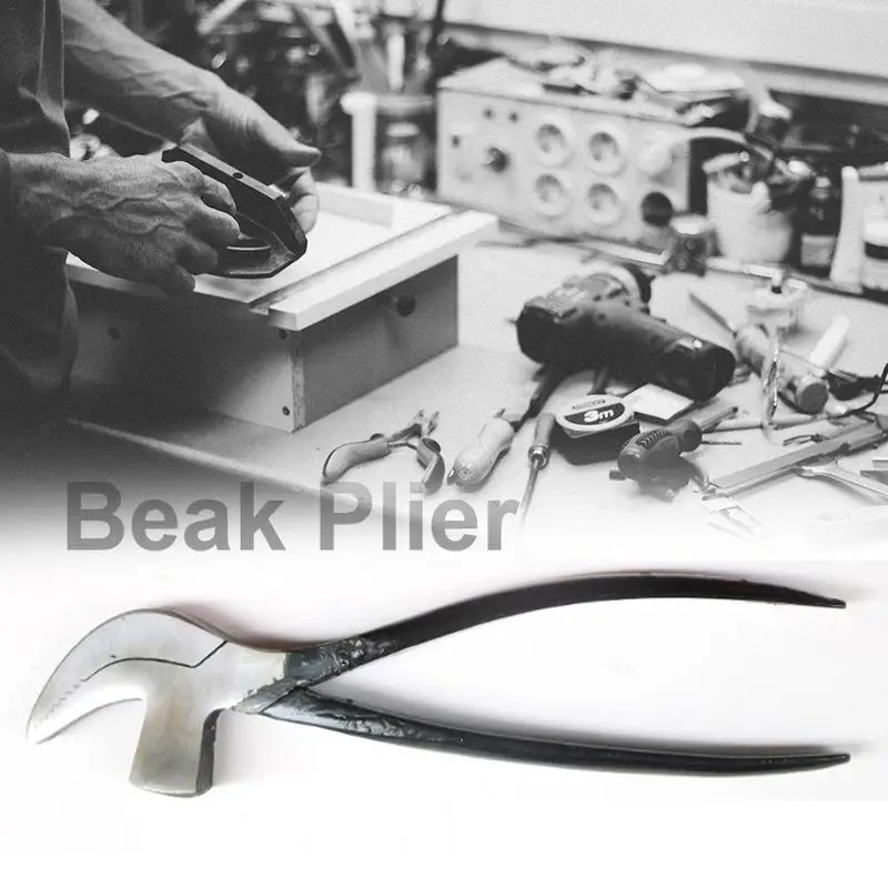 

Stainless Steel Multi Functional Upper Beak Pliers Beak Clippers Shoe Repair Leather Craft Punching Tools