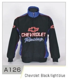 winter man F1 automobile race clothing Chevrolet jacket