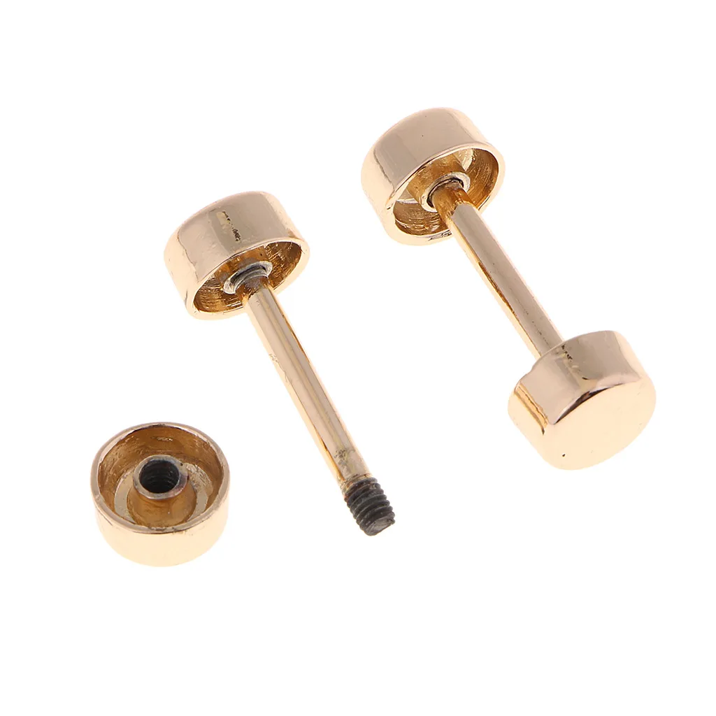 10Pcs Iron Rivets Screw Leather Craft Belt Luggage Hardware Accessories