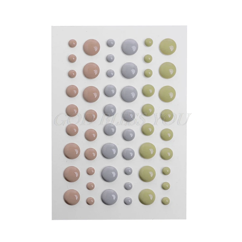 

Self Adhesive Enamel Dot Embellishment for Cardmaking and Craft Scrapbook DIY