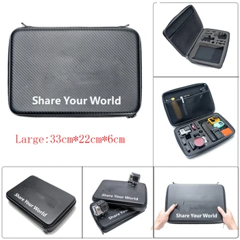 

Just Now Large New Travel Storage Collection Waterproof Bag Case for GoPro Hero 5/4/3+/3 SJ4000/SJ5000 Action Camera Accessories