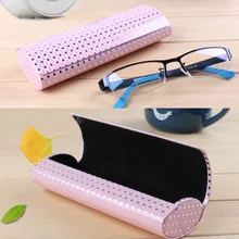 1 Uds Paquete de gafas de cuero PU caja para almacenar lentes de sol accesorios de viaje portátiles Estuche Duro Protector de gafas