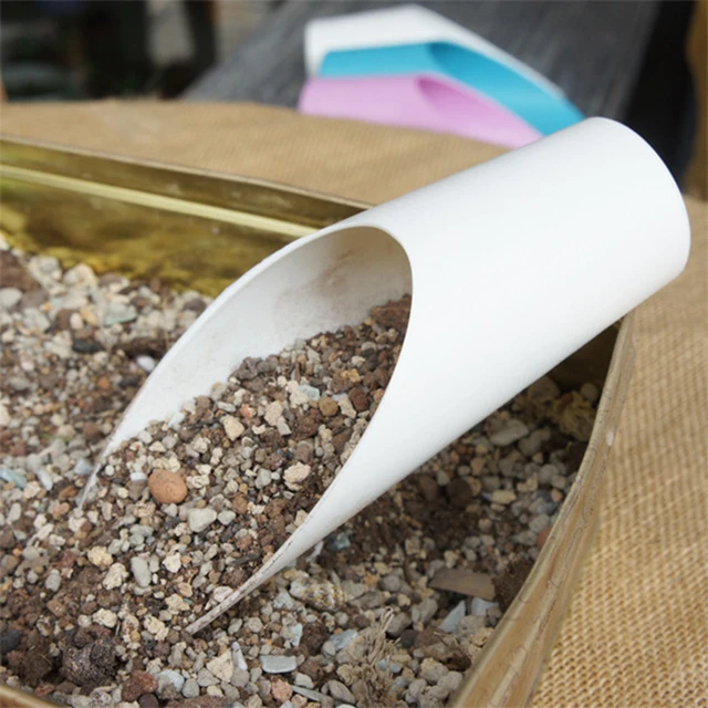 Mini Fleshy Plant Soil Spade Shovel Garden Tool Plastic Spade & Shovel Garden Tools Bucket Shovel Potted Cultivation Cylinder