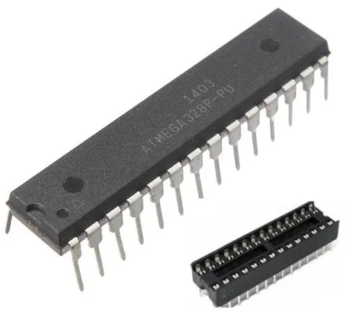 1 шт. IC ATMEGA328P-PU ATMEGA328P DIP28 микроконтроллер Новое+ гнездо DIP