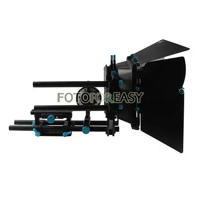 FOTGA Swing-out Матовая коробка+ устройство непрерывного изменения фокусировки камеры QR A/B жесткие Упоры мм+ 15 мм основание для шеста DSLR Rig