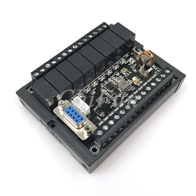 

PLC Industrial control board FX1N-20MR delay module with base seat