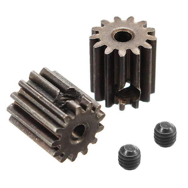 Шестерни мотора HBX 12891 1/12 13T + винты 3*3 мм (2P) матовый 12060|pinion gear|screw geargear pinion |